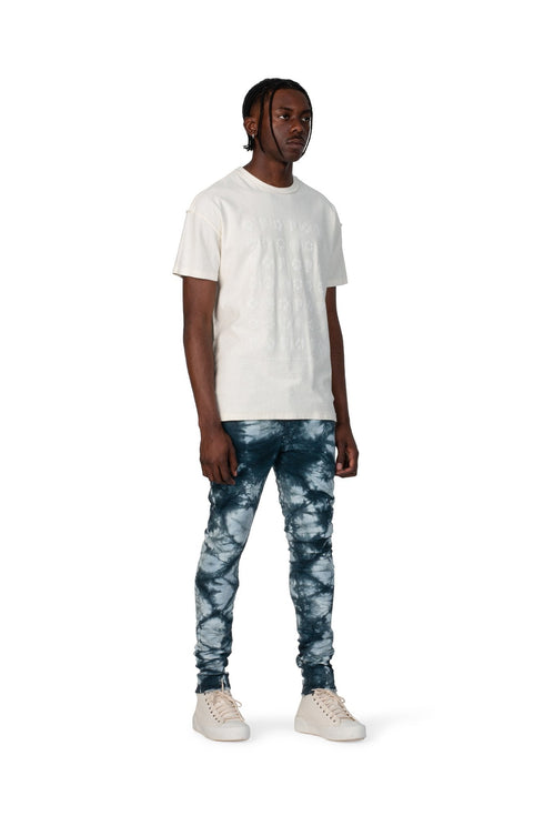 PURPLE BRAND MONOGRAM FLOCKING S/S TEE Mens Apparel - MENS