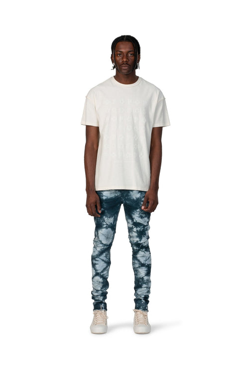 PURPLE BRAND MONOGRAM FLOCKING S/S TEE Mens Apparel - MENS