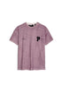 PURPLE BRAND ORCHID SPRAY TEE WITH INNER MONOGRAM Mens