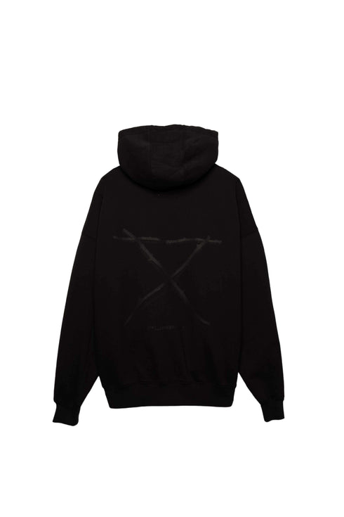 PURPLE BRAND O/S HOODY THORN BLACK Mens Apparel - MENS