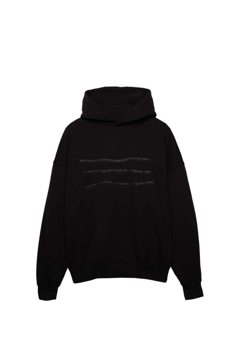 PURPLE BRAND O/S HOODY THORN BLACK Mens Apparel - MENS