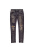 PURPLE BRAND P001 BLACK ANIMAL REPAIR Mens Apparel - Mens