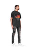 PURPLE BRAND P001 BLACK ANIMAL REPAIR Mens Apparel - Mens