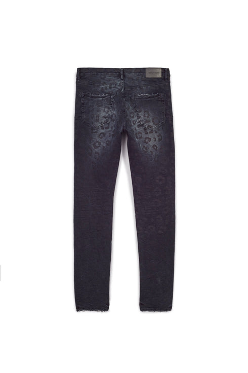 PURPLE BRAND P001 BLACK MONOGRAM LEOPARD Mens Apparel - Mens