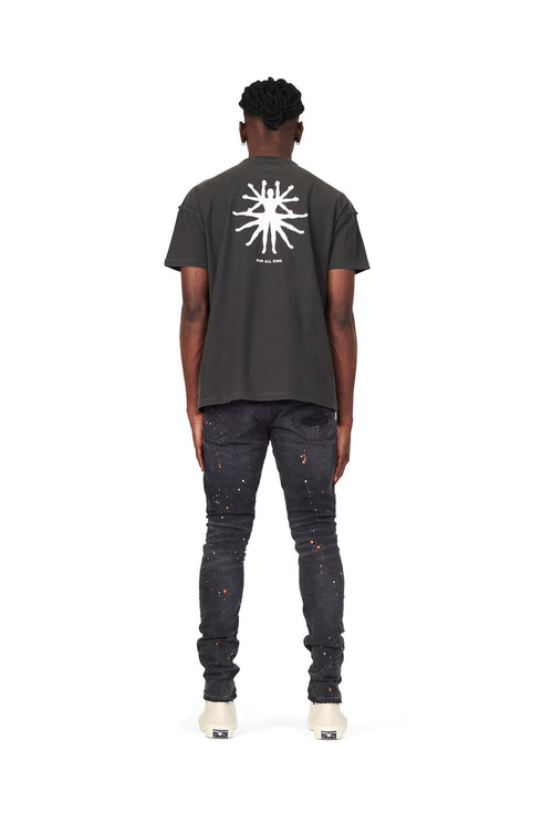 PURPLE BRAND P001-BPR SLIM FIT JEANS - LOW RISE Mens Apparel