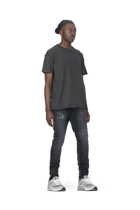 PURPLE BRAND P001-BWS BLACK WASH METALLIC Mens Apparel -