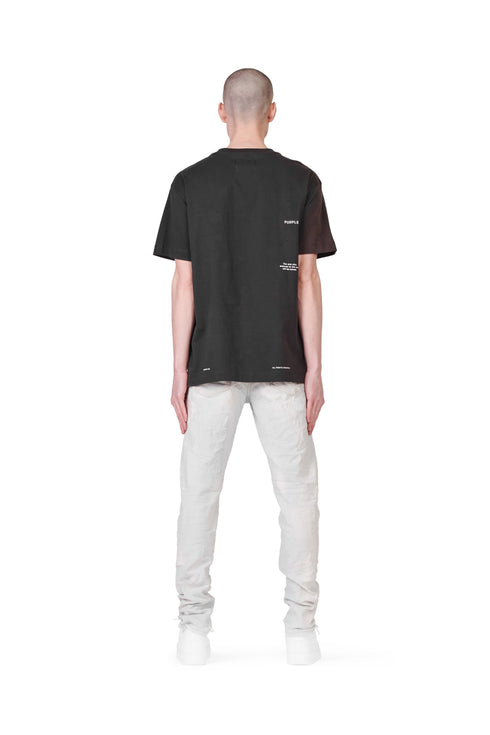 PURPLE BRAND P001 CREAM SPRAYED REFLECTIVE Mens Apparel -