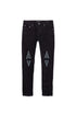 PURPLE BRAND P001 DIAMOND KNEE EMBROIDERY Mens Apparel -