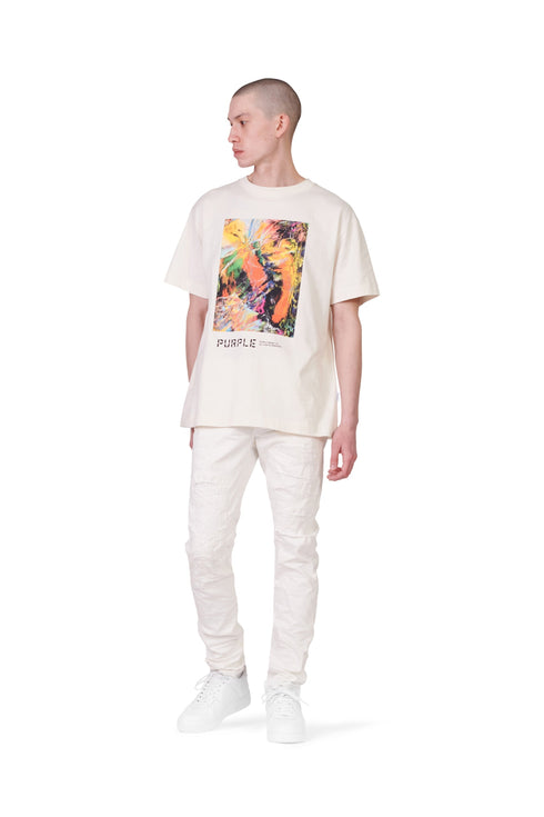 PURPLE BRAND P001 GREY FOUR POCKET DESTROY Mens Apparel -