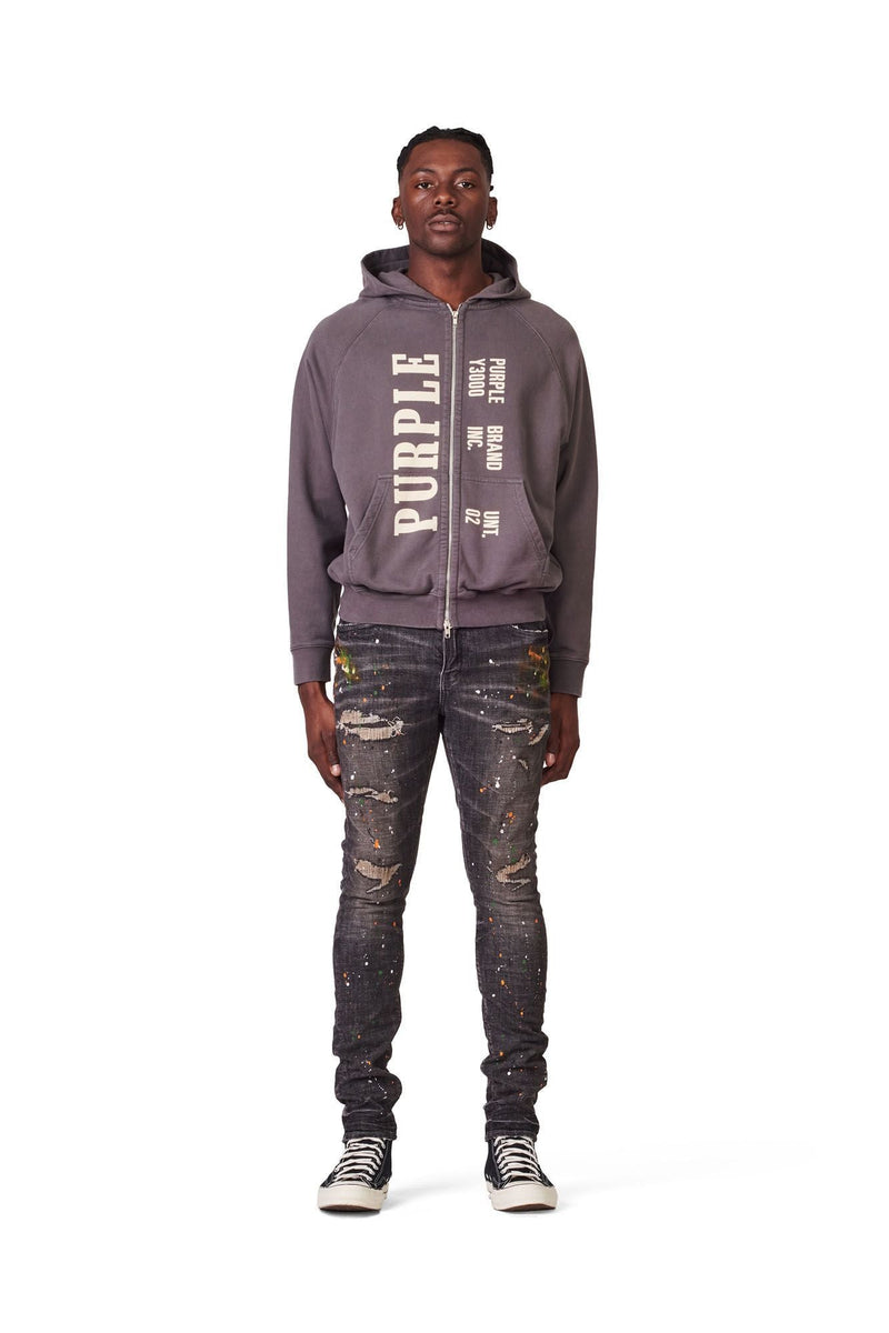 PURPLE BRAND(パープルブランド)P001 Black size30 Purple Brand P001 Over Spray Slim-Fit Jeans | Saks Fifth Avenue