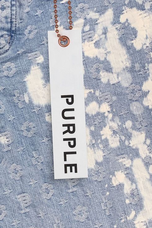 PURPLE BRAND P001 LIGHT INDIGO JACQUARD MONOGRAM Mens