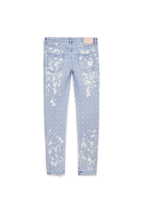 PURPLE BRAND P001 LIGHT INDIGO JACQUARD MONOGRAM Mens