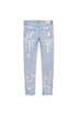 PURPLE BRAND P001 LIGHT INDIGO JACQUARD MONOGRAM Mens