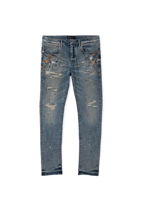 PURPLE BRAND P001-LPR LIGHT INDIGO PAINT REPAIR Mens Apparel