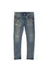 PURPLE BRAND P001-LPR LIGHT INDIGO PAINT REPAIR Mens Apparel
