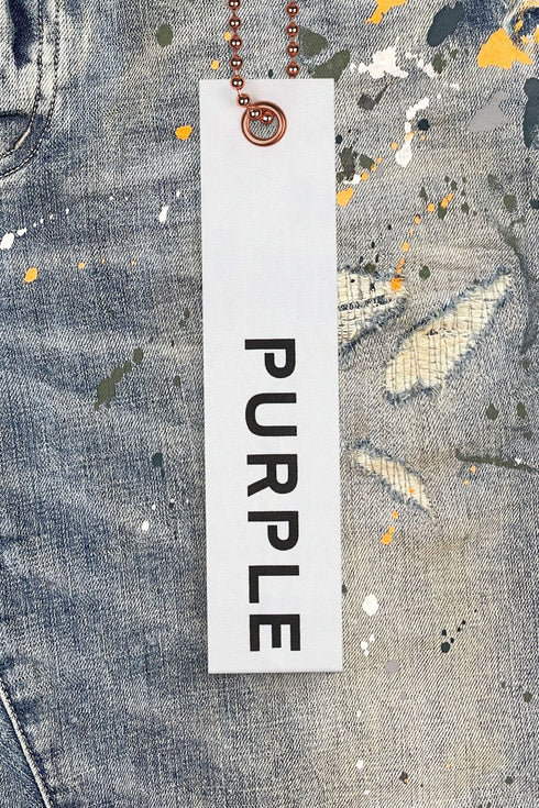 PURPLE BRAND P001-LPR LIGHT INDIGO PAINT REPAIR Mens Apparel