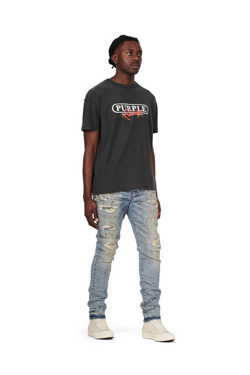 PURPLE BRAND P001-LPR LIGHT INDIGO PAINT REPAIR Mens Apparel