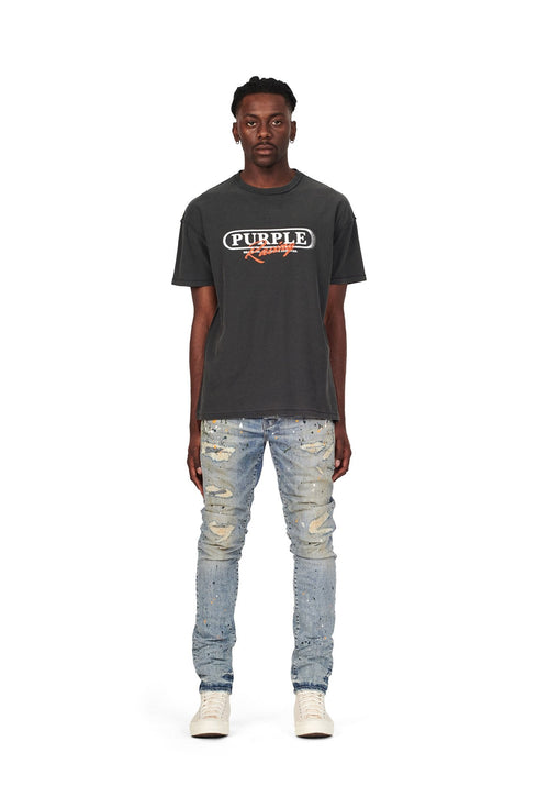 PURPLE BRAND P001-LPR LIGHT INDIGO PAINT REPAIR Mens Apparel