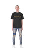 PURPLE BRAND P001 MID INDIGO ANIMAL REPAIR Mens Apparel -