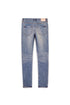 PURPLE BRAND P001 MID INDIGO ANIMAL REPAIR Mens Apparel -