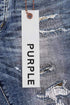 PURPLE BRAND P001 MID INDIGO CAMO REPAIR Mens Apparel - MENS