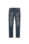 PURPLE BRAND P001 MID INDIGO CAMO REPAIR Mens Apparel - MENS