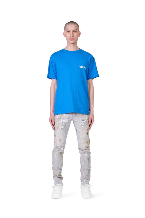 PURPLE BRAND P001 REVERSE INDIGO Mens Apparel - MENS APPAREL