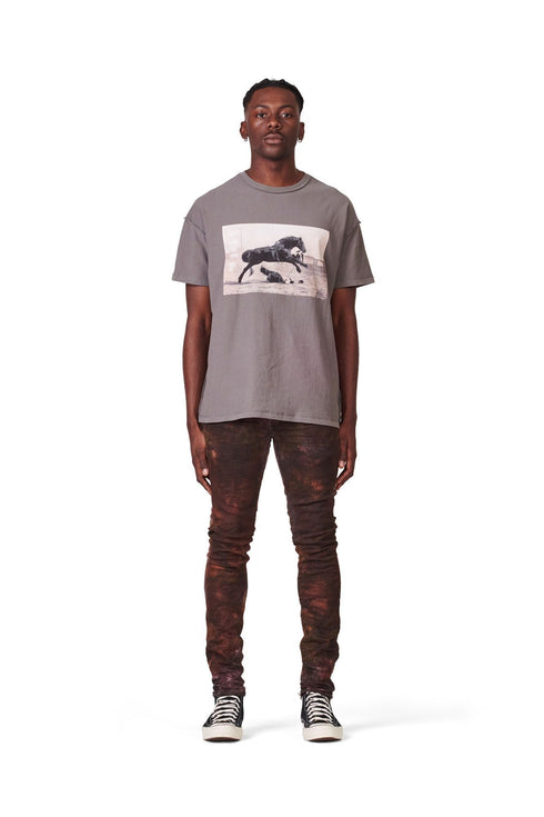 PURPLE BRAND P001 RUSTED MULTI COLOR WHITE Mens Apparel -