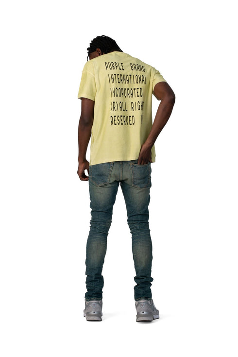 PURPLE BRAND P001 TINTED INDIGO BLOWOUT Mens Apparel - MENS