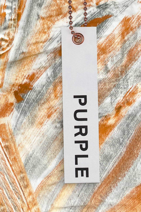 PURPLE BRAND P001 WHITE BRUSH STROKE Mens Apparel - MENS
