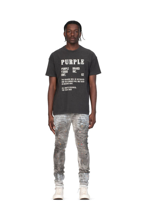 PURPLE BRAND P001 WHITE SOFT WAX PAINT Mens Apparel - MENS