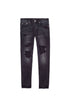 PURPLE BRAND P001 WORN BLACK DISTRESS Mens Apparel - MENS