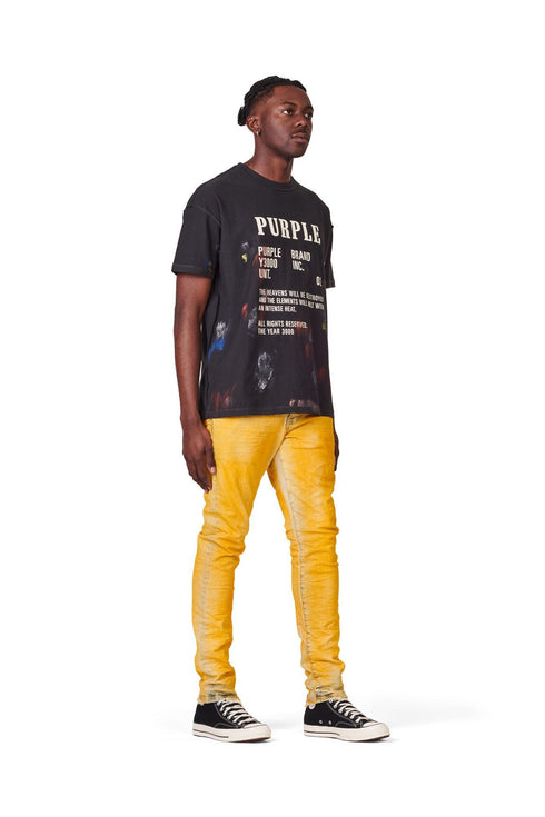 PURPLE BRAND P001 YELLOW OVER LIGHT INDIGO Mens Apparel -