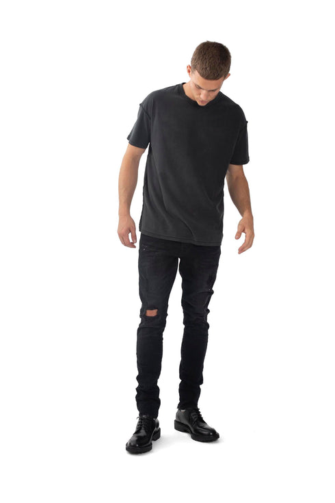 PURPLE BRAND P002 DROPPED FIT JEANS - MID RISE Mens Apparel