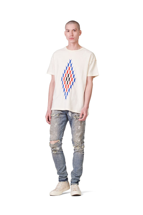 PURPLE BRAND P002 WORN INDIGO DESTROY Mens Apparel - MENS
