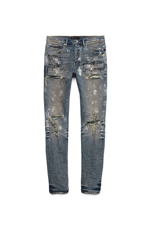 PURPLE BRAND P002 WORN INDIGO DESTROY Mens Apparel - MENS