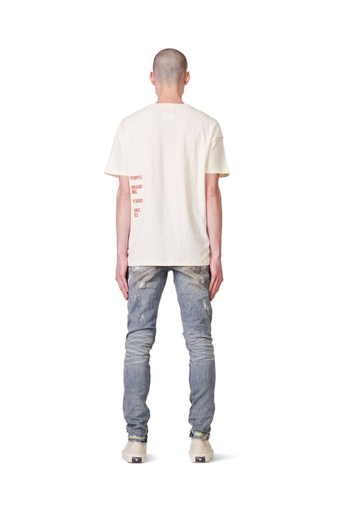 PURPLE BRAND P002 WORN INDIGO DESTROY Mens Apparel - MENS