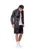 PURPLE BRAND P020 CORDUROY BANDANA PRINT MID RISE SHORT Mens