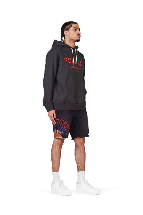 PURPLE BRAND P020 MULTICOLOUR TIE DIE BLACK Mens Apparel -
