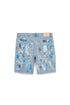 PURPLE BRAND P020 PAINT OVER BLEACH MONOGRAM Mens Apparel -