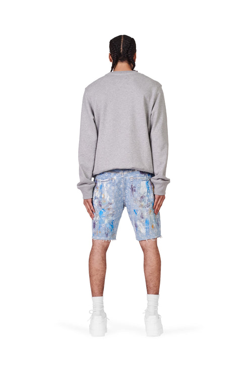 PURPLE BRAND P020 PAINT OVER BLEACH MONOGRAM Mens Apparel -