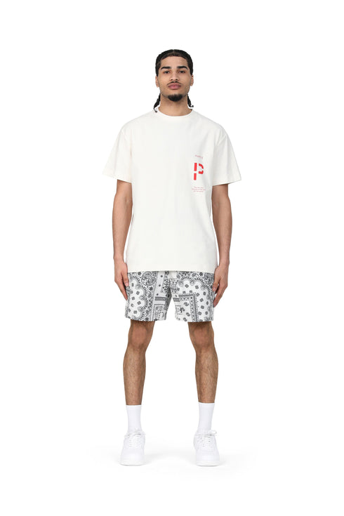 PURPLE BRAND PAISLEY SWIM SHORTS Mens Apparel - MENS APPAREL