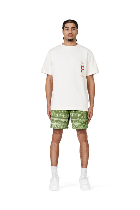 PURPLE BRAND PAISLEY SWIM SHORTS Mens Apparel - Mens Apparel
