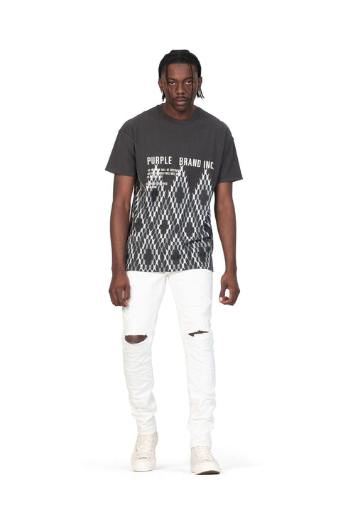 PURPLE BRAND PATTERNS - WASH BLACK Mens Apparel - MENS