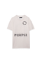 PURPLE BRAND RELAXED TEE - WREATH WHITE Mens Apparel - MENS