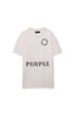 PURPLE BRAND RELAXED TEE - WREATH WHITE Mens Apparel - MENS