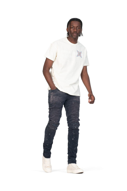 PURPLE BRAND RELIC - ECRU Mens Apparel - MENS APPAREL