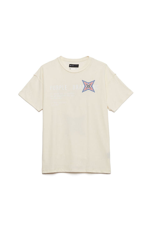 PURPLE BRAND RELIC - ECRU Mens Apparel - MENS APPAREL