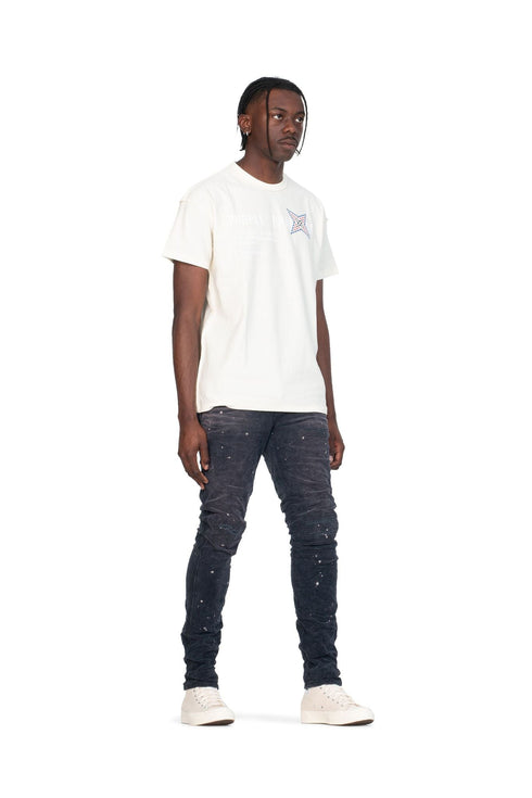PURPLE BRAND RELIC - ECRU Mens Apparel - MENS APPAREL
