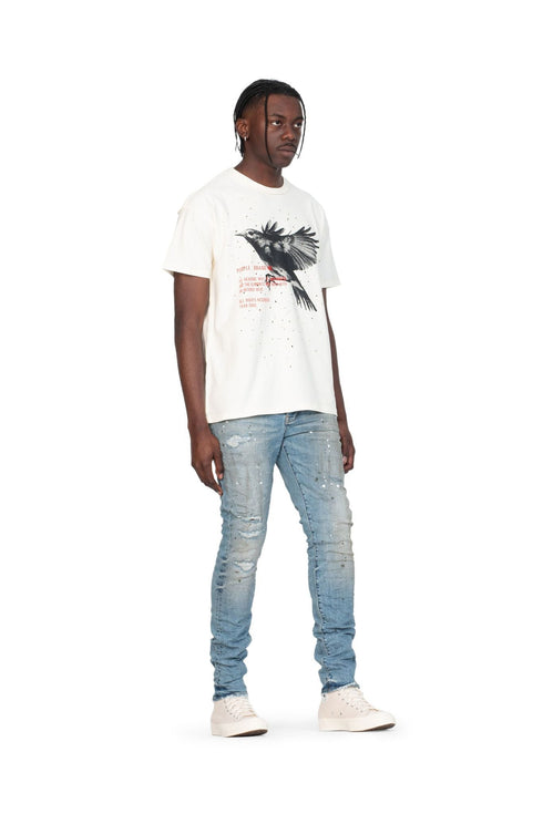 PURPLE BRAND ROBIN - BUCKSHOT ECRU Mens Apparel - MENS